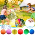 thumbnail image 4 of Pink Reusable Splash Balls Water Absorbent Soaker Toys For Summer Pool Beach Party 10 Pack 2 Inch Outdoor Water Fight Game Safe Soft Sensory Activity, 4 of 4
