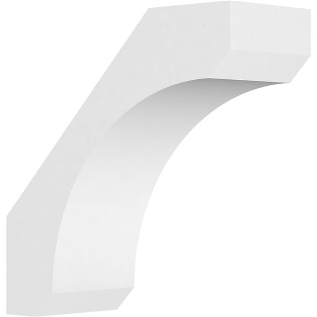 Ekena Millwork BRCP05X14X14LGY Attelle de PVC de Qualité Architecturale Standard - 5 x 14 x 14 Po.