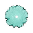 thumbnail image 5 of Green Free form Wave Glass Vessel Sink, 5 of 7