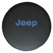 SpareCover Brawny Series - Jeep 30" Blue logo Tire Cover