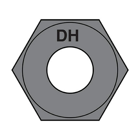 

3/4-10 Heavy Hex Structural Nuts A 563 D H Plain USA (Pack Qty 125) BC-75A563DH