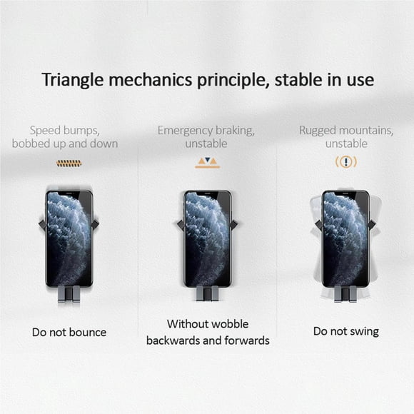 Cell Phone Holder Invisible Car Phone Mount phone holder Holder for iPhone 12 11 Pro Mobile Phone GPS Stand Car Air Vent Bracket