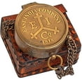 thumbnail image 5 of Brass Compass Engraved with “Follow red Arrow Because This Shows The Way to me Directional Camping Compass Engraved Pocket Gift, Confirmation Gift, 5 of 7