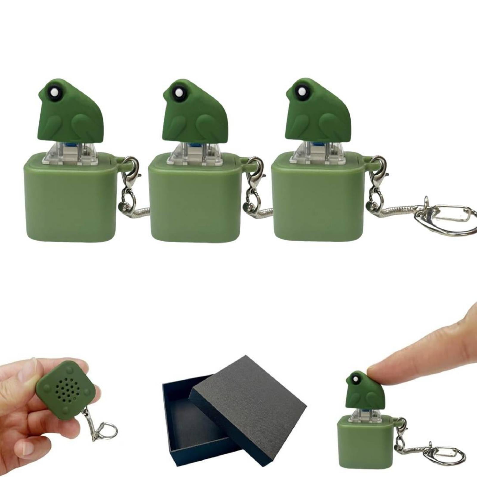 FROG PRODUCTS toy’s GRIP＿ケース付き Frog Croaking Fidget Toy, Adults Keyboard Clicker Frog Toys