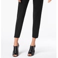 thumbnail image 3 of Tommy Hilfiger Womens Princeton Skinny Ankle Tuxedo Pant Black 8, 3 of 3