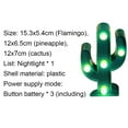 thumbnail image 7 of SPRING PARK LED Light Flamingos Pineapple Cactus Shape Night Lamp Romantic Table Lights for Home Wall Kid's Room Birthday Party Decorations, 7 of 7