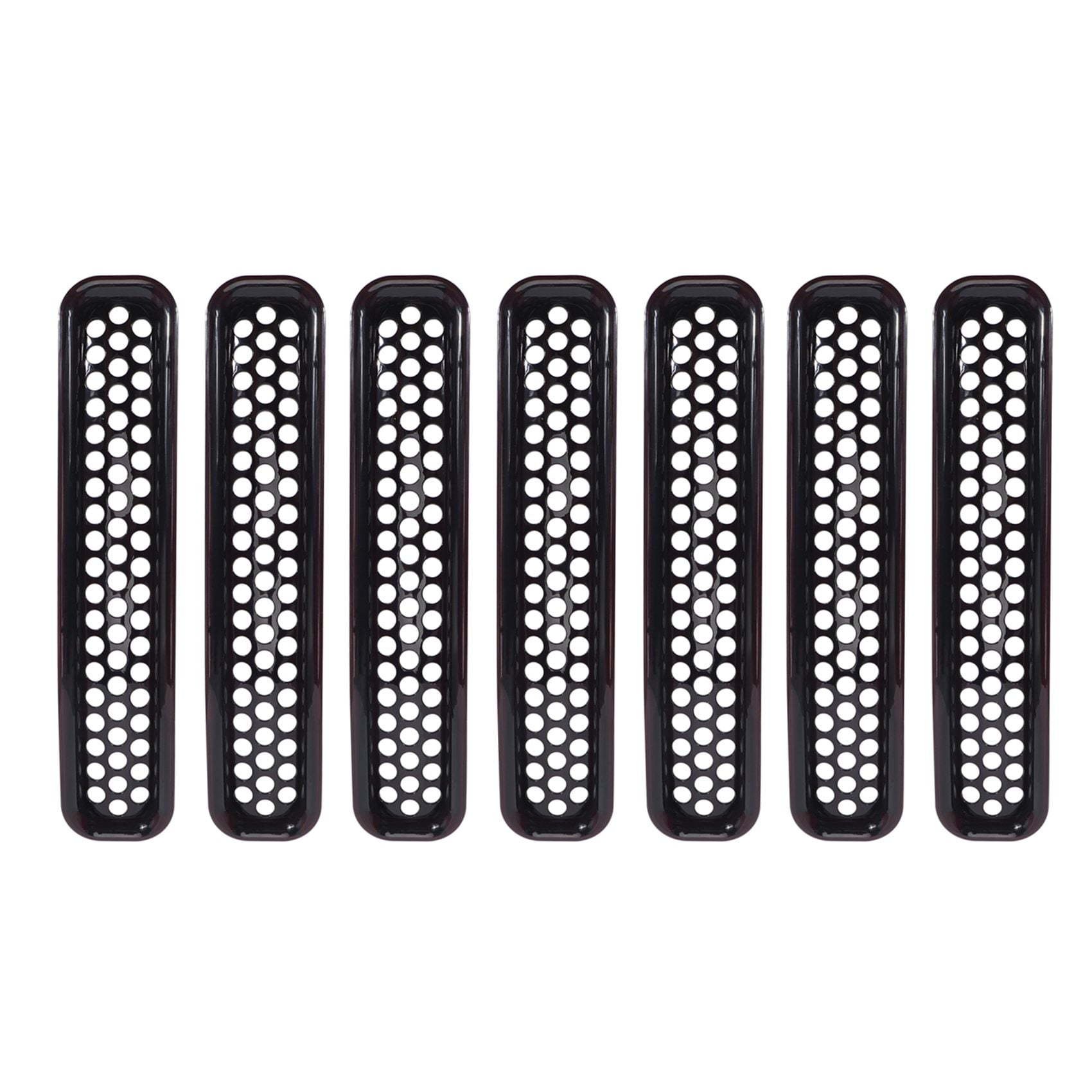 Honeycomb Mesh Front Grill Inserts Kit for 1997-2006 Jeep Wrangler TJ &  Unlimited - (7PCS) 