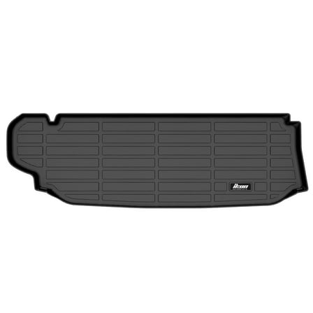 Ikon Motorsports 3D TPE Cargo Trunk Liner Compatible with 2020-2025 Toyota Highlander Behind 3rd Row Seating, Custom Fit All Weather Protection Heavy Duty Rear Trunk Tray Cargo Mats Protector, Black
