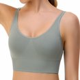 thumbnail image 2 of Sujetador deportivo para mujer Cross Back Tank Top Yoga Sujetador deportivo Sujetador de entrenamiento de secado rápido a prueba de golpes, 2 of 6