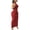 Red, variant on Women Summer Sexy Bodycon Maxi Dress Casual Long Dresses Black S