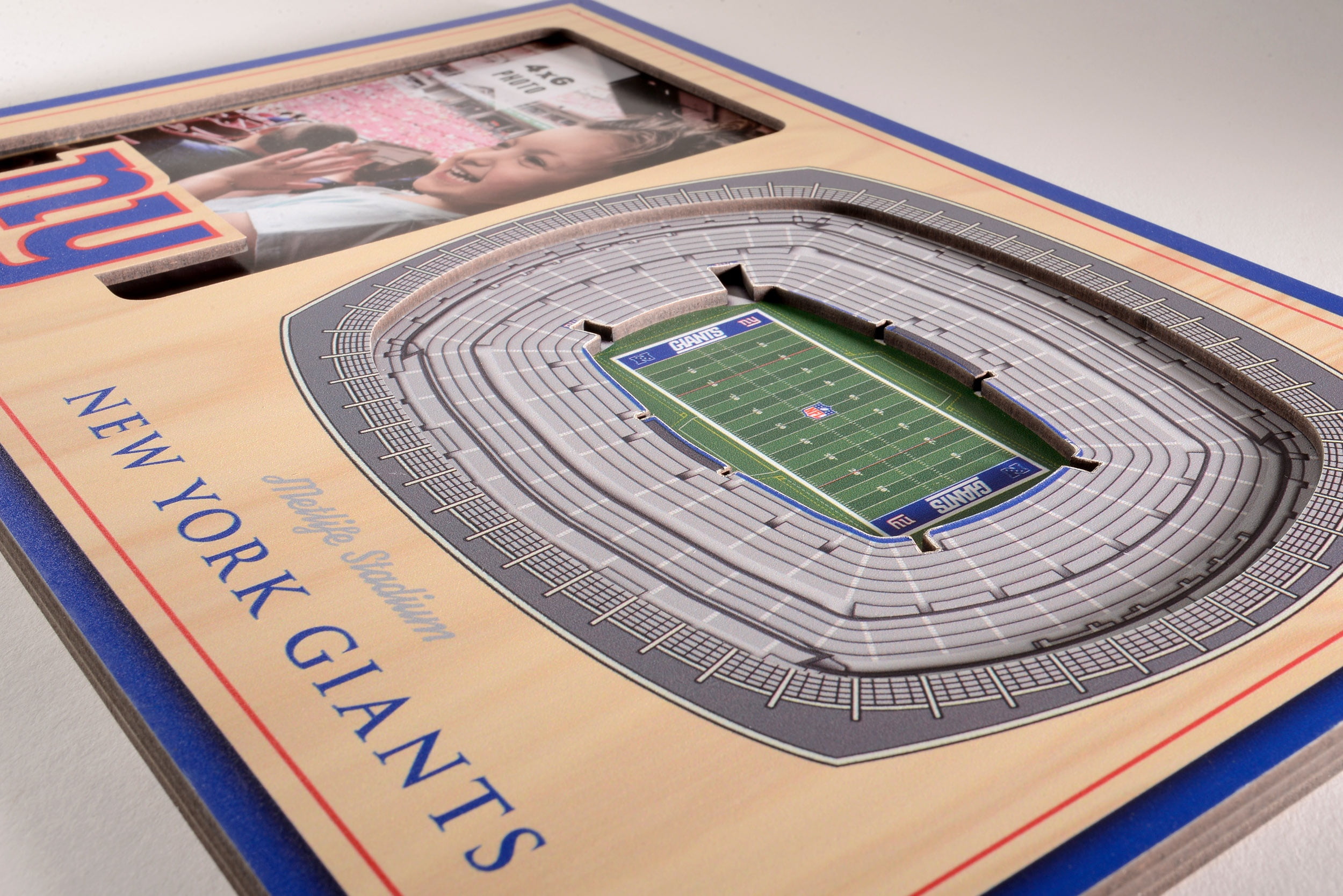 New York Giants 3D StadiumViews Picture Frame - Brown