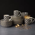 thumbnail image 6 of Thyme & Table 60-Piece Medallion Dinnerware & Gold Flatware Set, Service for 6, 6 of 10