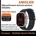 thumbnail image 3 of Hk8 Pro Max Ultra Smart Watch Men 49mm Amoled Screen Compass Nfc Smartwatch, 3 of 4