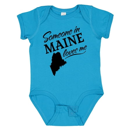 

Inktastic Someone in Maine Loves Me Gift Baby Boy or Baby Girl Bodysuit