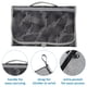 thumbnail image 3 of Soporte para cepillo y maquinilla de afeitar de seguridad cromado de lujo que se adapta a todos sus accesorios de afeitado (plata 32 pieza), 3 of 6