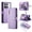 Purple, variant on GANGXUN flip leather case for Xiaomi Poco F6 Pro 5G- Long and short straps,wallet design