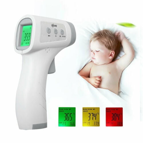 Infrared Digital Baby Adult Forehead Thermometer No Touch Temperature Gun Health 