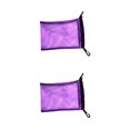 thumbnail image 1 of Transemion Dive Swimming Drawstring Mesh Bag Storage for Gear Diving Snorkel Purple 9 Inch x 6.5 Inch 2Set, 1 of 6