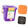 thumbnail image 1 of Zorion Kitchen Compost Bucket Waste Container Multifunction Thickened Handle Durability Easy to Move Stylish Compost Bin Garbage Bin, 1 of 9