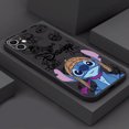 thumbnail image 3 of Disney-funda de teléfono Stitch The Baby, carcasa negra para Apple iPhone 15 Pro Max 12 Mini 13 SE 8 Plus 14 11 Pro XR 7 XS X, 3 of 5