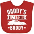 thumbnail image 3 of Inktastic Daddys Lil Racing Buddy Boys or Girls Baby Bib, 3 of 4
