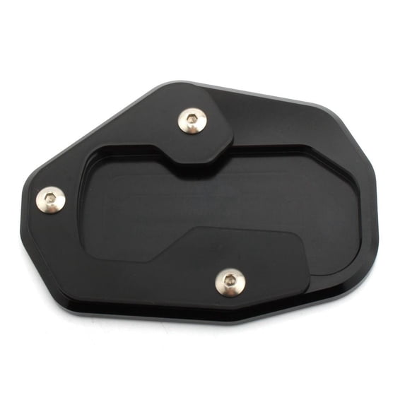 New Foot Support Motorcycle Parts Kickstand Foot Extension Pad Foot Extension Magnifying Pad Pad Side Kick Stand BLACK