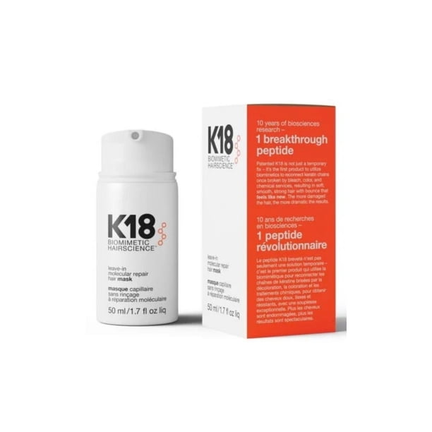 Mascarilla molecular sin enjuague, repara el cabello seco o dañado, revierte el daño del cabello por blanqueador, color, servicios químicos y calor,50ml