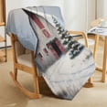 thumbnail image 5 of RKSupls Christmas Throw Blanket,Soft Warm Fannel Farmhouse Barn Blankets Gift for Home Bed Sofa Couch Decor,50x60 in, 5 of 7
