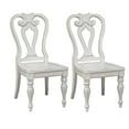 thumbnail image 2 of Liberty Furniture Industies, INC Magnolia Manor Splat Back Side Chair (RTA)-Set of 2 in Antique White, 2 of 11
