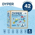 DYPER CottonEnhanced Diapers Smurfs Edition, Size 6, 42 Count (Select
