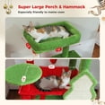 thumbnail image 5 of Pefilos 56" Multi-Level Cat Tree Tower for Indoor Cats with Sisal Scratching Posts, Cozy Cat Condo, Large Hammock and Plush Perches Cat Tree House for Large Cats, Red, 5 of 7