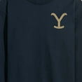 thumbnail image 3 of Yellowstone - Y Brand Left Chest - Men's Long Sleeve T-Shirt, 3 of 6