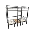 thumbnail image 5 of JERFIT Size Loft Bed with Table Sets Transformable to Twin over Twin Bunk, 5 of 7