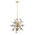 thumbnail image 2 of 40074-12 Livex Lighting Circulo - 6 Light Pendant in Mid Century Modern Style - 24 Inches wide by 32 Inches high-Satin Brass Finish    -Traditional, 2 of 12