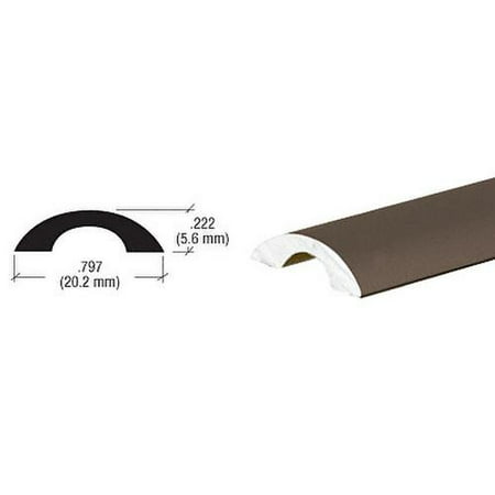 Crl Oil Rubbed Bronze Frameless Shower Door Half Round Threshold