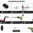 thumbnail image 3 of 15FT Chimney Sweep Cleaning Kit, 17pcs Duct Vent Cleaning Brush Kit, 3.9" Nylon Brush Heads and 12 Rods Detachable Chimney Sweep Set for Fireplace Dryer Vent Sewage Pipe Fume Hood, 3 of 7