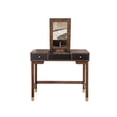 thumbnail image 3 of Alpine Furniture Belham Wood Bedroom Vanity in Dark Walnut (Brown)  & Black, 3 of 5