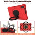 thumbnail image 6 of Dteck Case for Lenovo Tab M8 TB-8505 /TB-8705 /TB-8506（2021)/Lenovo Tab M8 TB-8505F/8505X (2019) 8-inch,Shockproof Rubber Rugged Case Kids Friendly Handle Kickstand with Shoulder Strap Cover,Red, 6 of 8