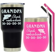 Meant2Tobe | Grandparent Shark Giftsgrandma Shark Muggrandpa Sharkgrandma