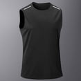 thumbnail image 2 of Gibobby Men Tank Tops Athletic Men's Quick Dry Cotton Muscle T Shirt with Moisture Wicking(XL,Black), 2 of 5
