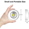 thumbnail image 2 of Tap Light Push Lights, Mini Night Touch Light LED Puck Lights Portable Under Cabinet Lighting Battery Operated Powered DIY Stick On Lights Wireless Closet Counter Kitchen Indoor Outdoor 【6, 2 of 5