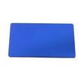 thumbnail image 3 of Lot de 50 cartes de visite professionnelles en aluminium, résistantes à l'usure et à l'eau, gravées au laser, pour entreprise, bleu, 3 of 4