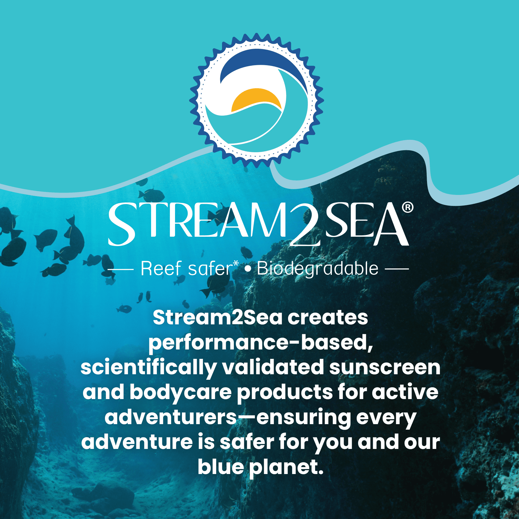 Stream2Sea Reef Safe Leave-In Hair Conditioner Detangles & Replenish Hair Moisture - 6 fl oz