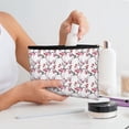 thumbnail image 7 of Susaid Cherry Blossoms Print Makeup Mini Bags for Women Multi Color Cosmetics Bag Travel Toiletry Bag Pencil Pouch Blank Makeup Bags with Zipper, 7 of 7