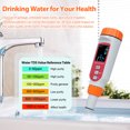 thumbnail image 3 of Digital Tester,Conductivity Meter Waterproof Conductivity Pen Type Meter 3 Tester Water 1 Cond//temp Quality Meter Water Seawater Cond//temp Meter 3 In Meter Water In 1 Type Waterproof, 3 of 5
