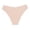 Light Pink, variant on Women's Seamless Cheeky No Show Underwear Soft Ribbed Invisible Panties Wave Edge Briefs Light Yellow S