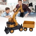 thumbnail image 1 of Modelo de Excavadora RC ANGGREK 1:55 Deslizamiento Asistido por Inercia Juguete Cognitivo para Niños, 1 of 8
