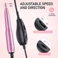 thumbnail image 3 of Electric Nail File, Professional Electric Manicure Machine Portable Manicure And Pedicure Set For Salon And Home, 3 of 5