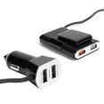 thumbnail image 2 of puertos de alimentación USB Cargador de coche Carga rápida 3.0 7.2A 54W Adaptador de cargador de teléfono móvil, 2 of 9