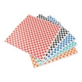 thumbnail image 4 of 100 Sheets Checkered Dry Waxed Deli Paper Sheets Grease Resistant Food Basket Liners Deli Wrap Wax Paper Sheets For Sandwiches, 4 of 6